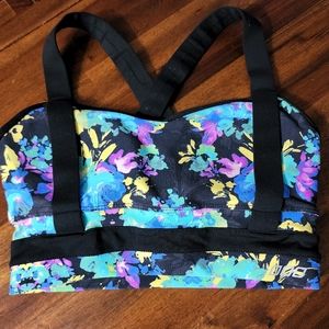 Lorna Jane Multicolor Floral Sports Bra
